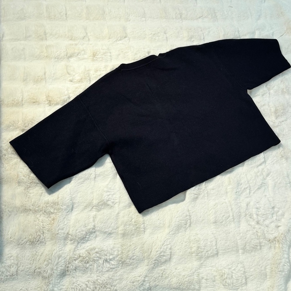 Sandro Paris Cropped Tee - Picture 7 of 7